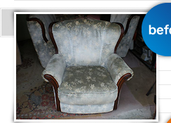 張替前１人掛けソファー